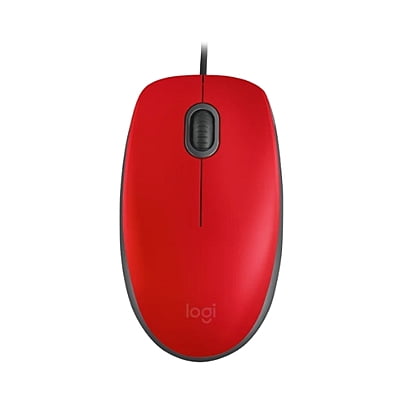 LOGITECH Mouse Silent M110 - Rojo